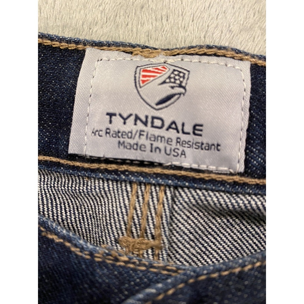 Tyndale FR Jeans Men's 34x34 Fire Flame Resistant Blue Denim Cat 2 Made In USA